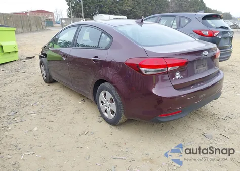 2018 Kia Forte Lx from USA, damaged, VIN 3KPFL4A72JE189876